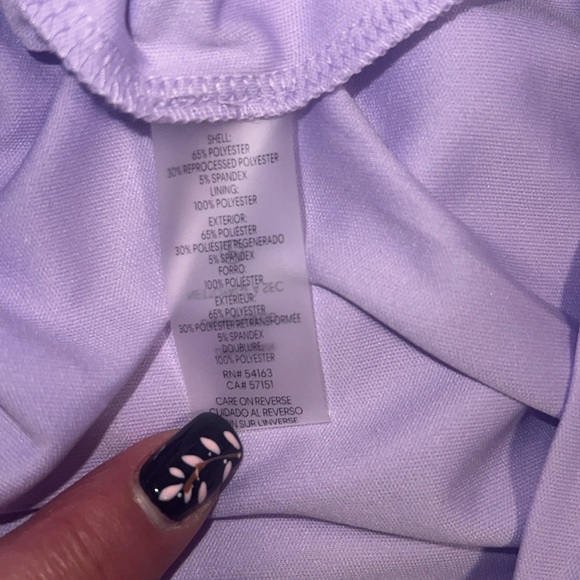 Calvin Klein Opal Lilac Crepe Sheath Lined Sleeveless Dress - Picture 11 of 11